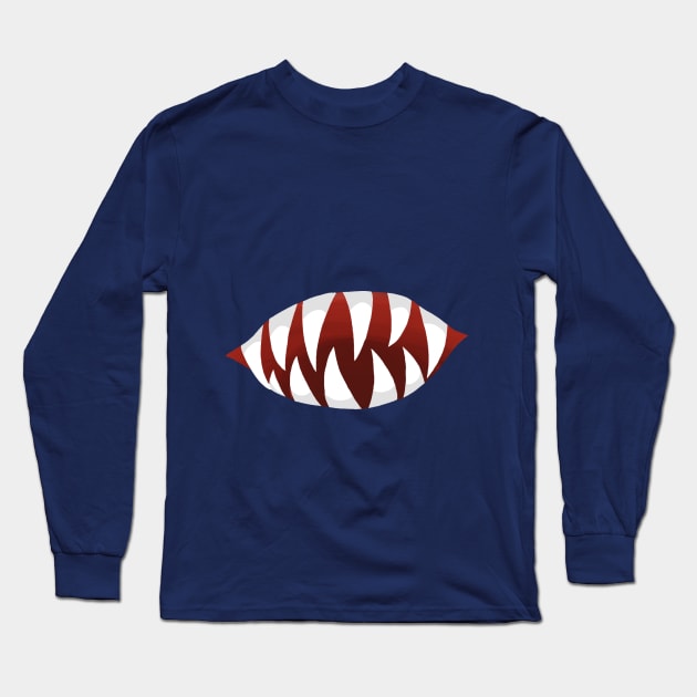 Demon Maw Long Sleeve T-Shirt by DissidentDetective